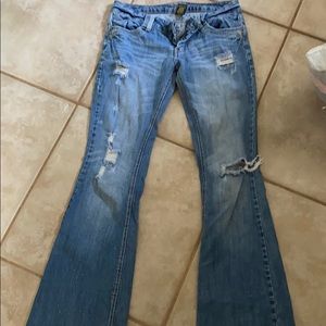 Apii size 7/8 distressed jeans love these jeans